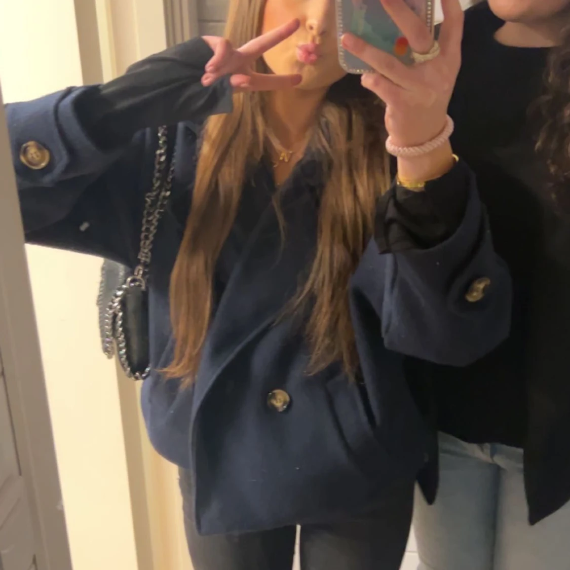 Blå kappa ifrån missäy  - 90