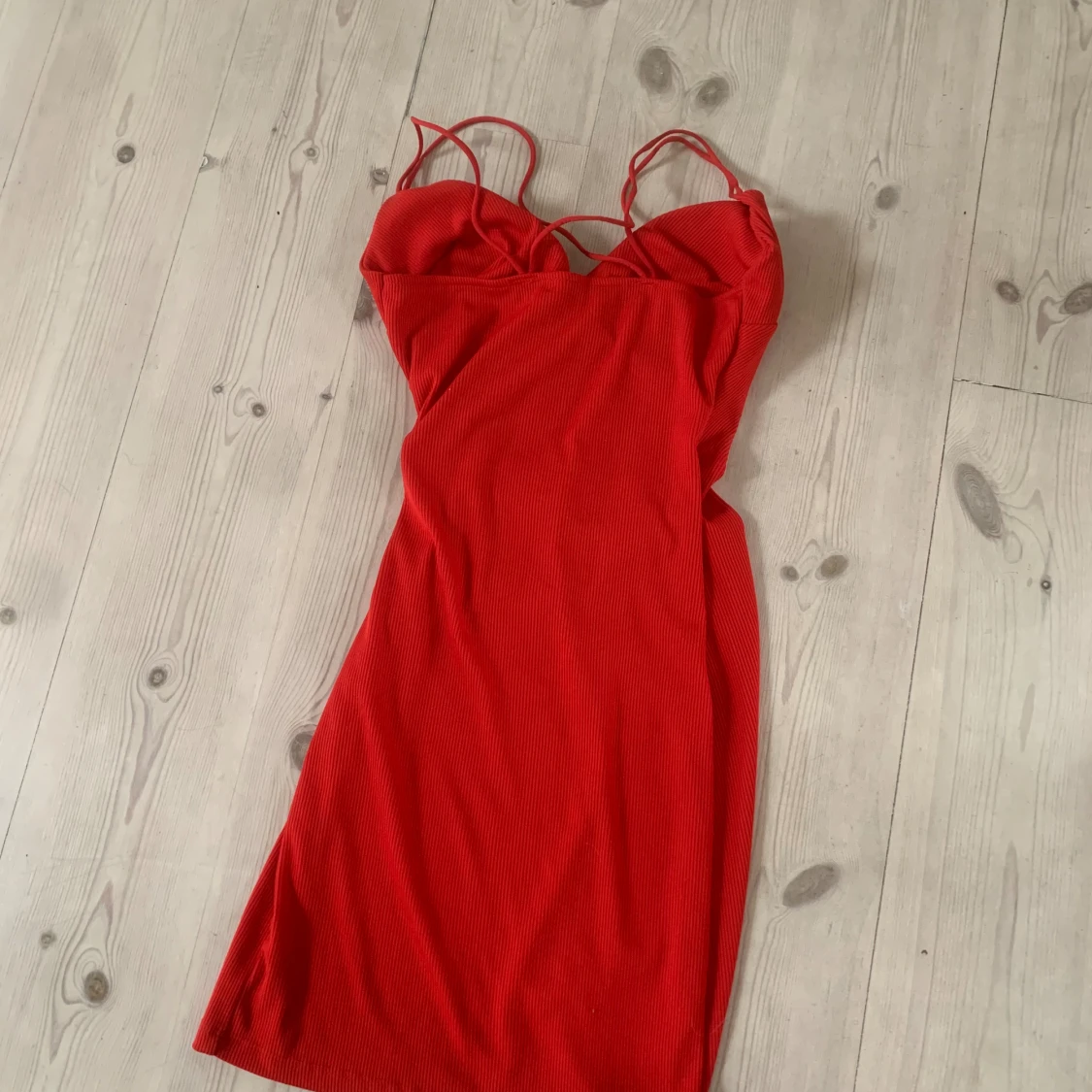 Fin röd klänning - 90