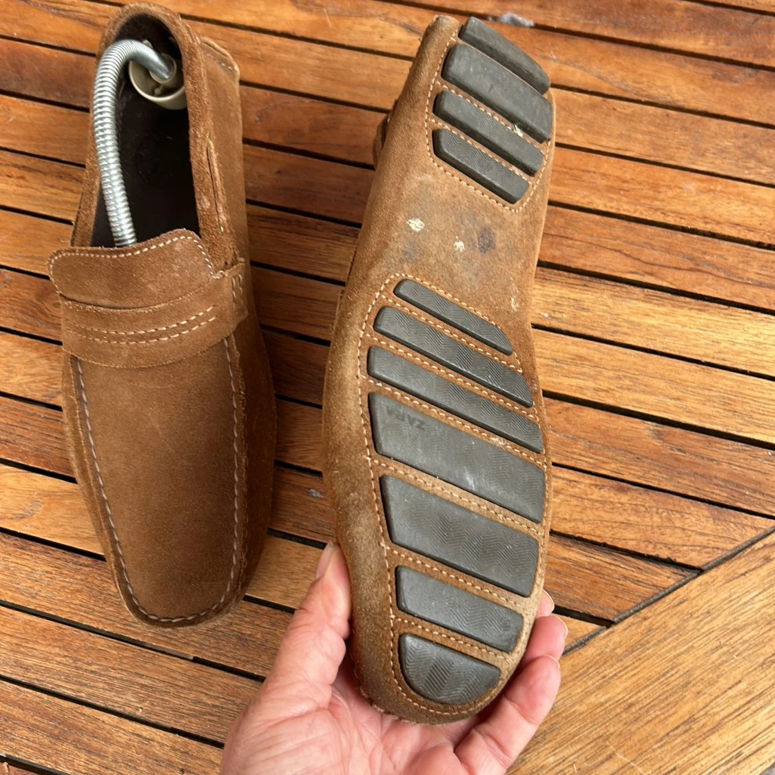 Bruna mocka loafers - 90