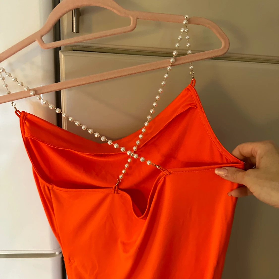 Linne med pärlor  - 92