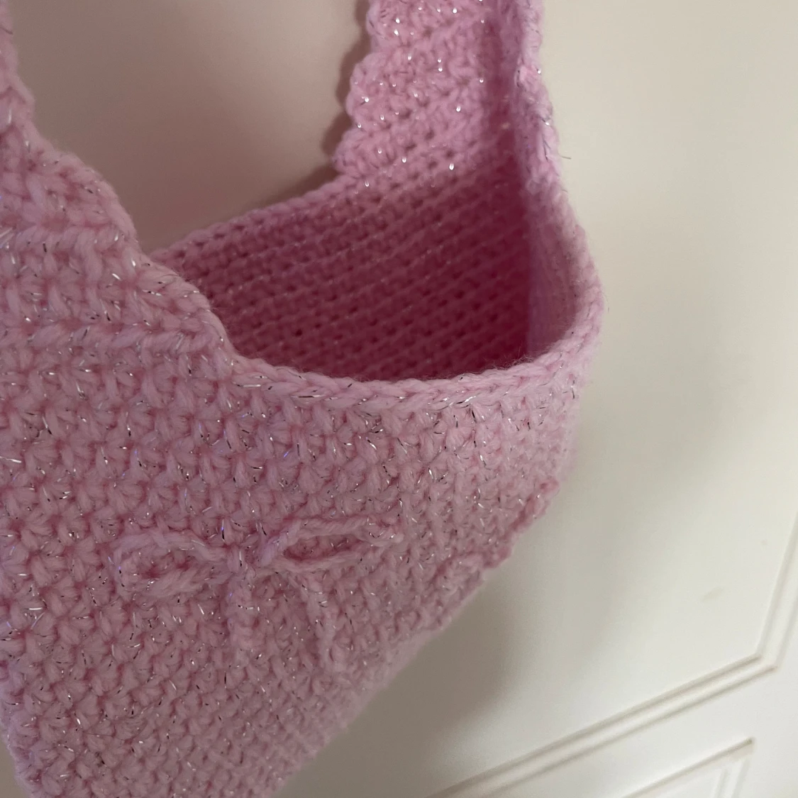 Söt virkad väska  - 92