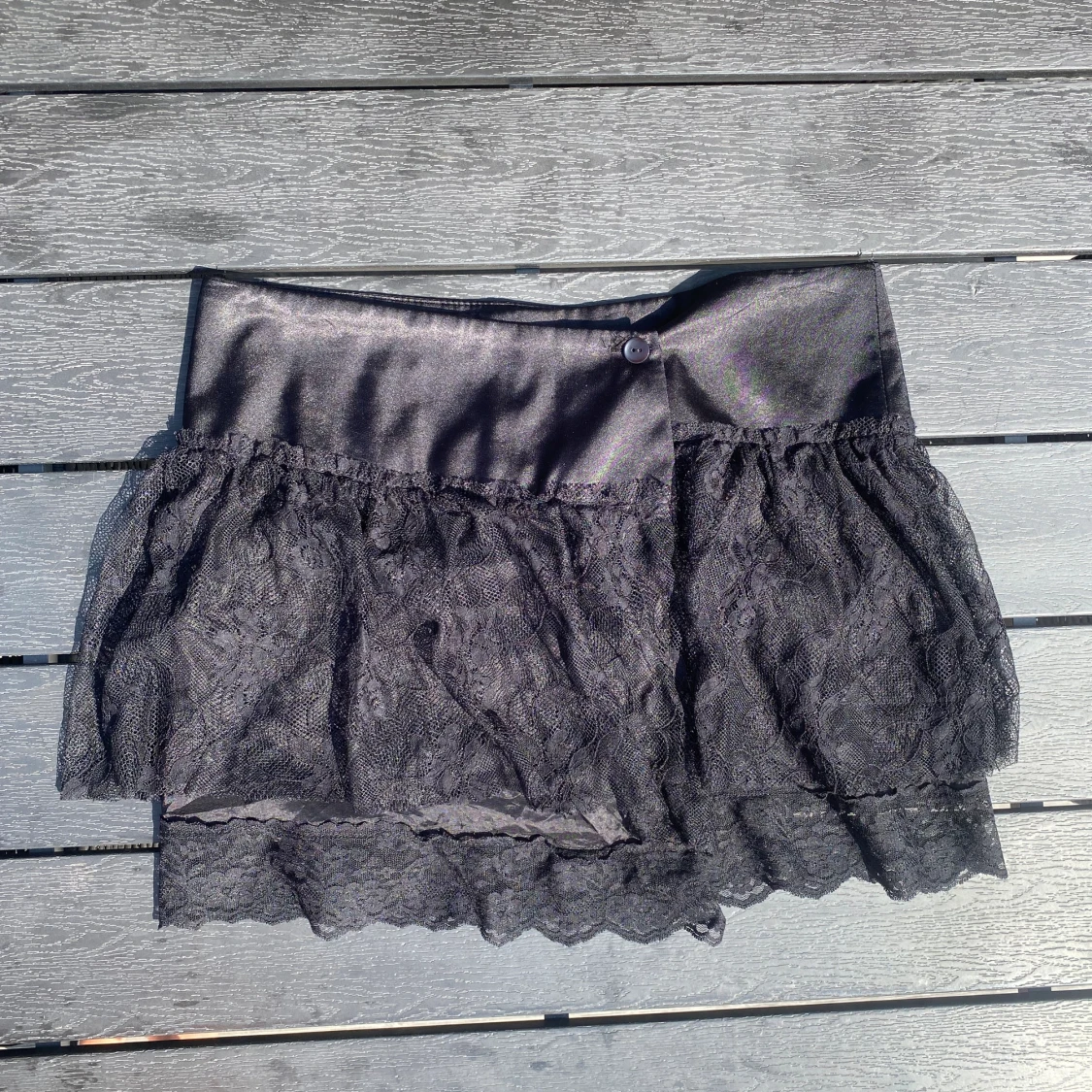 Svart spetskjol  - 91