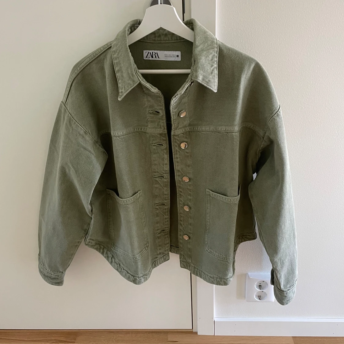 Gröna jeansjacka