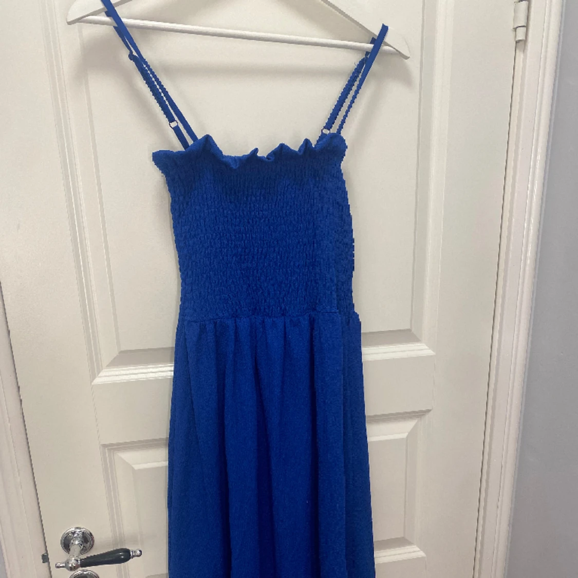 Mörkblå långklänning 