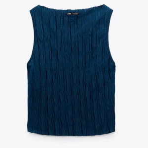 Festtopp - Petrol blå/ mörkblå topp från zara, knappt använd, säljer även i rosa