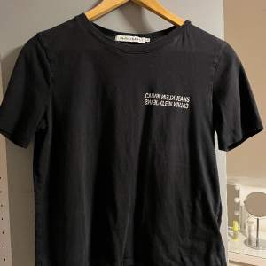 Säljer en fin Calvin Klein t shirt i storlek M, den är använd men inget som syns! 