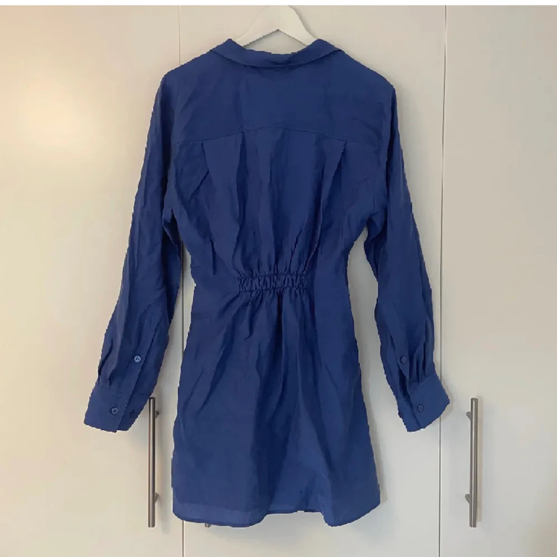 Blå skjortklänning - 91