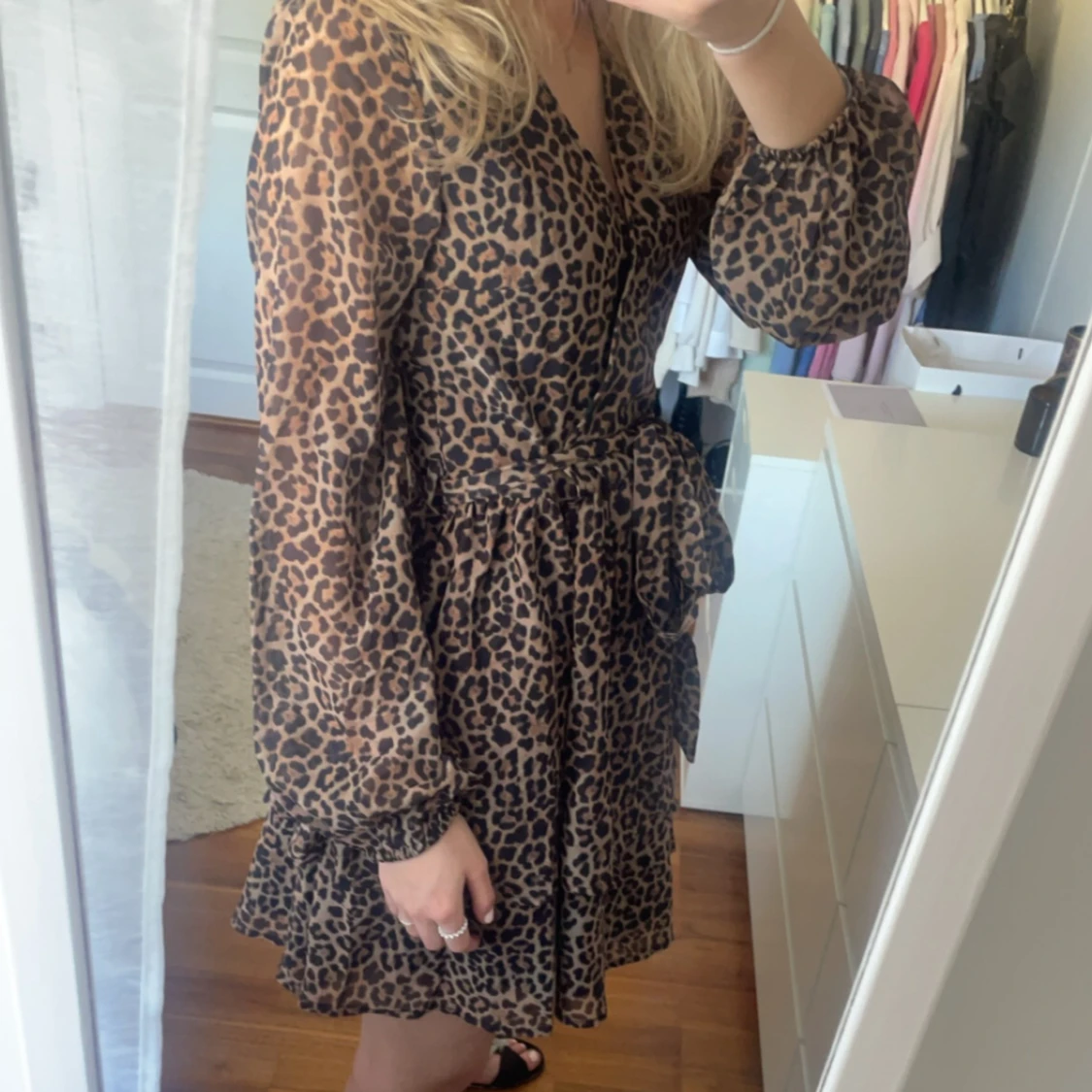 Leopardklänning strl 36 - 91