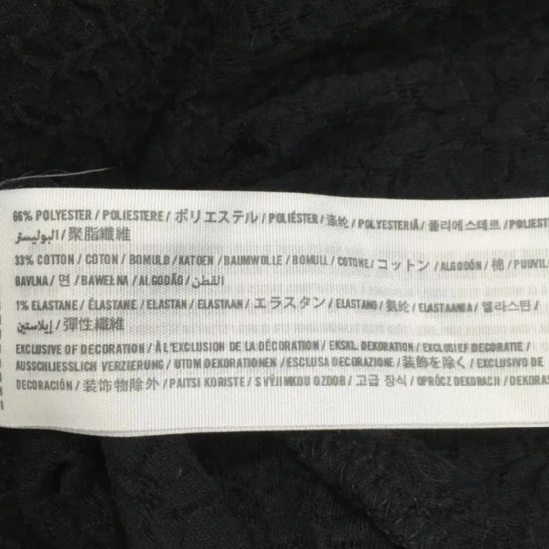 Hollister klänning strl S mönster svart - 93