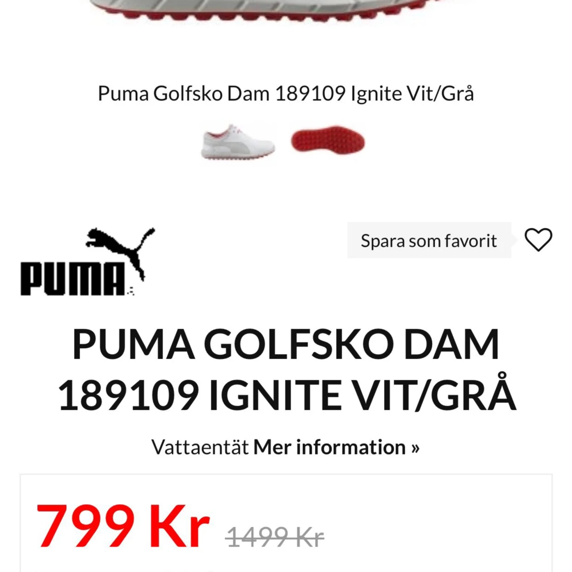 Puma skor