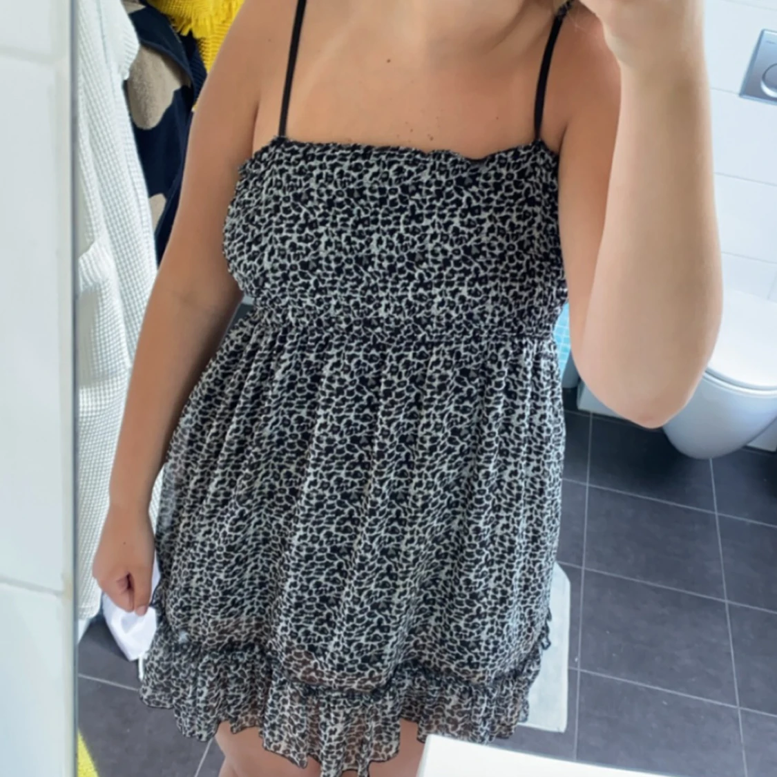 Jättesöt leopard klänning - 90