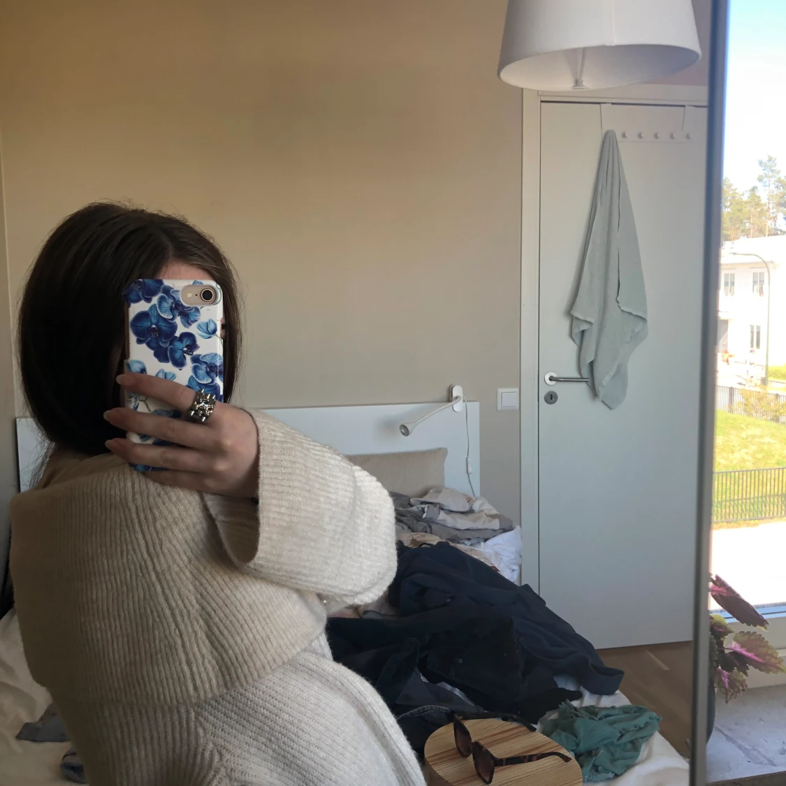 Snygg stickad tröja - 90