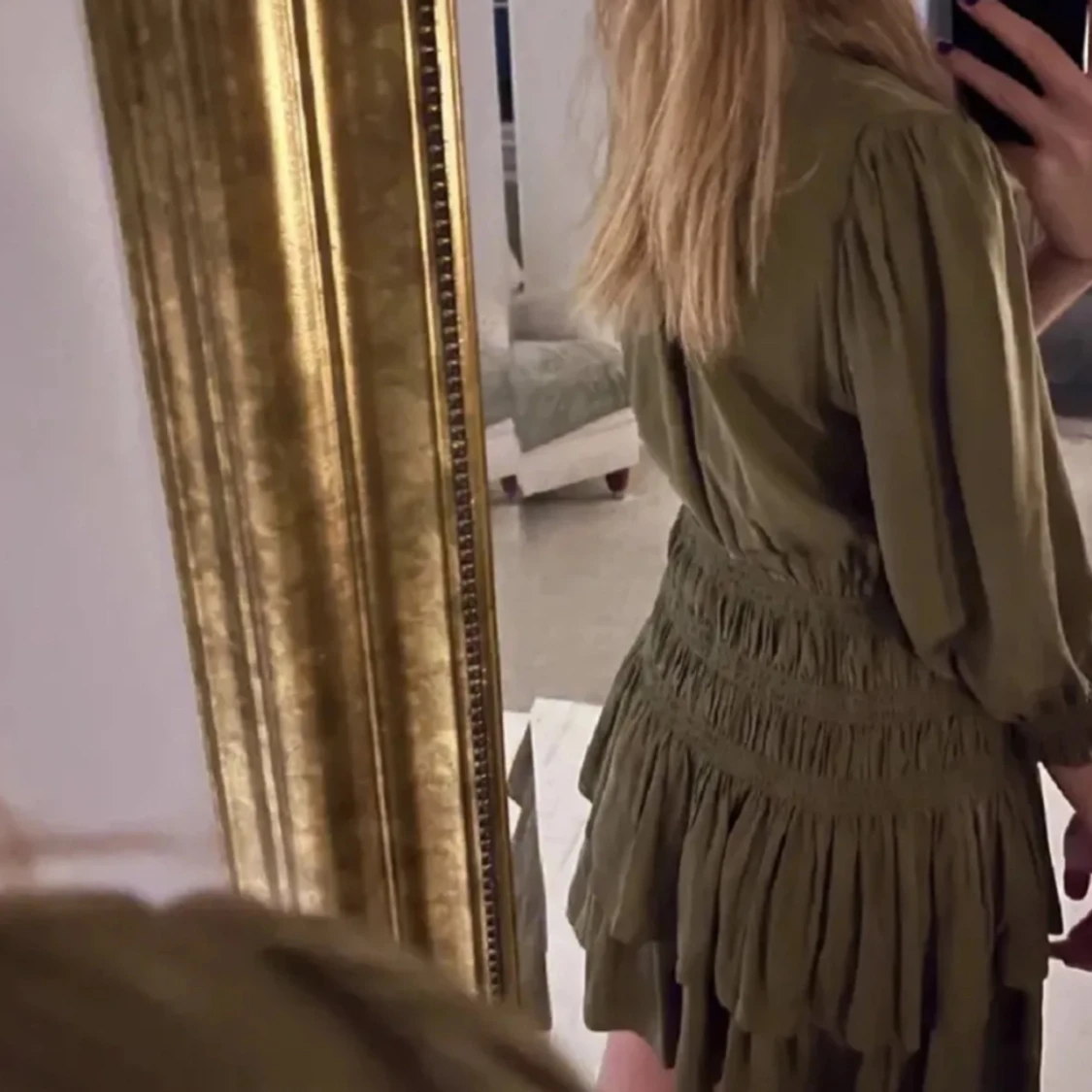 Grön maje klänning - 90