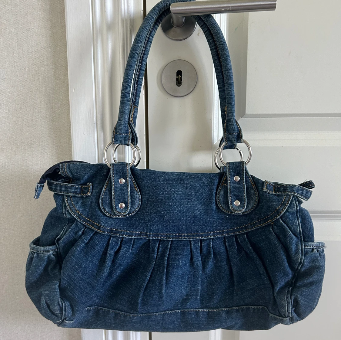 Vintage denim väska  - 90