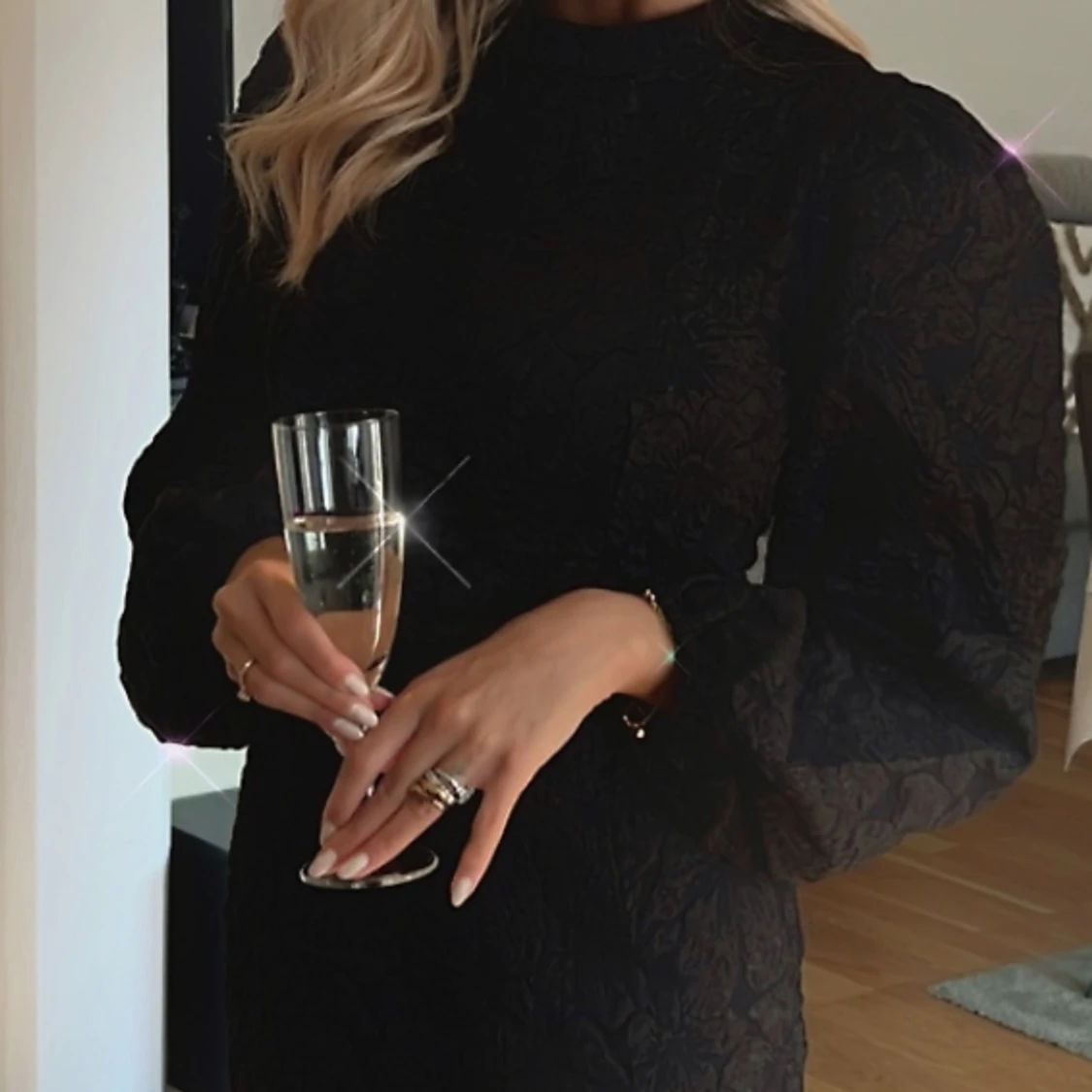 Klänning svart - 90