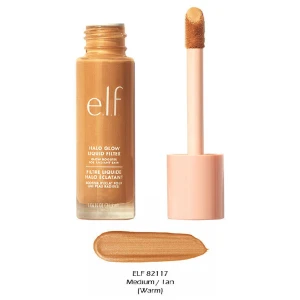 Elf halo glow foundation  - Säljer min oöppnade halo glow foundation från elf då jag köpte två i olika färger. Den är plomberad fortfarande. Färgen är medium/tan. Köpt för 250kr, säljer för 200.