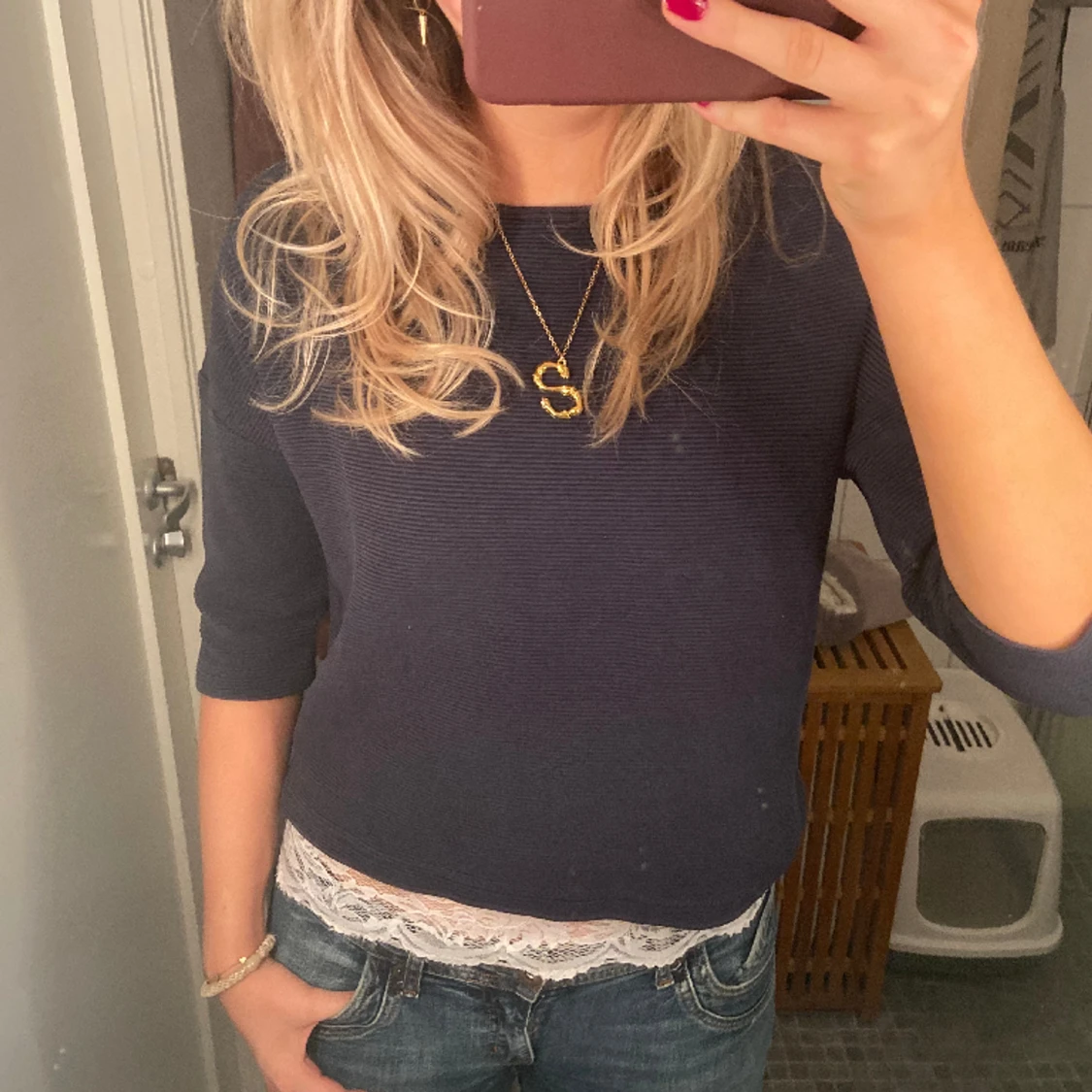 Trekvartsärmad tröja - 90