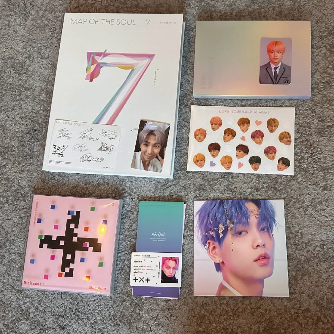Kpop album, BTS, TXT, gfriend, ITZY, cravity