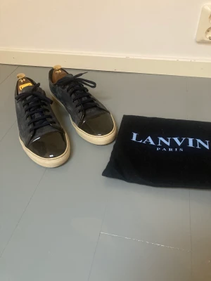 Lanvin skor  - Säljer dessa gråblå lanvins i gott skick men använda. Storlek uk10/ Eu 45
