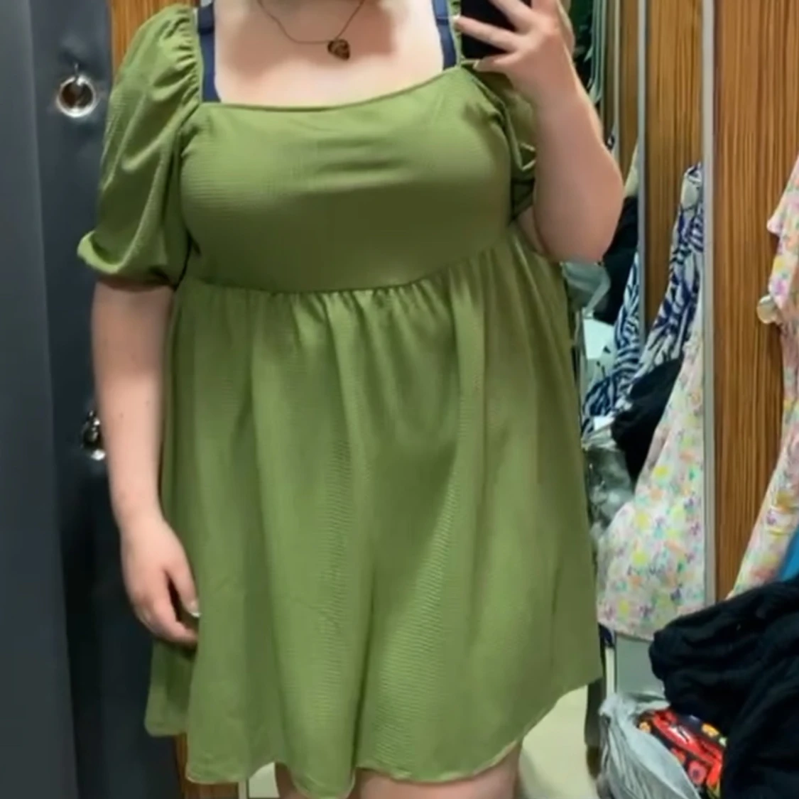 Puffsleeve klänning - 91