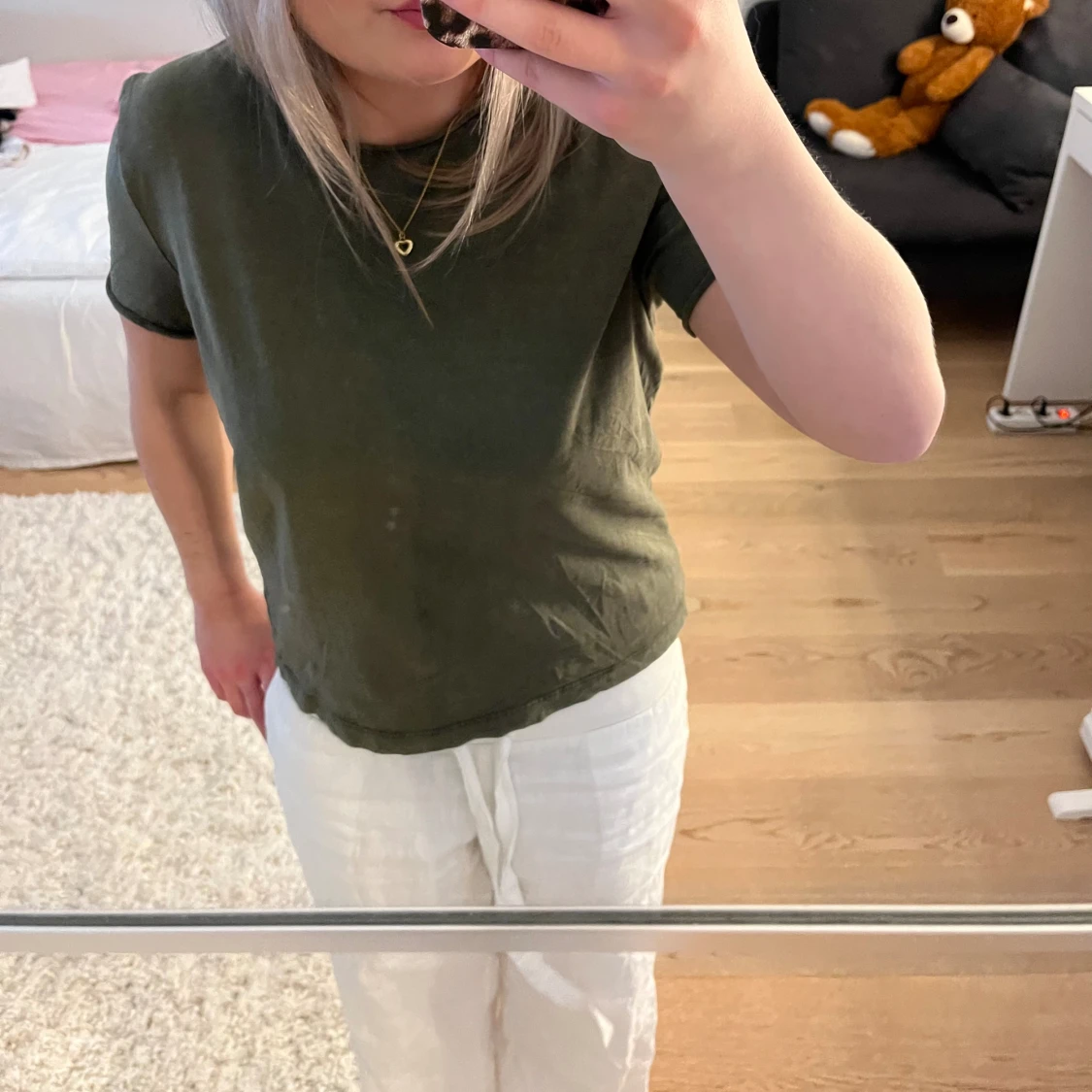 Militärgrön t-shirt - 90