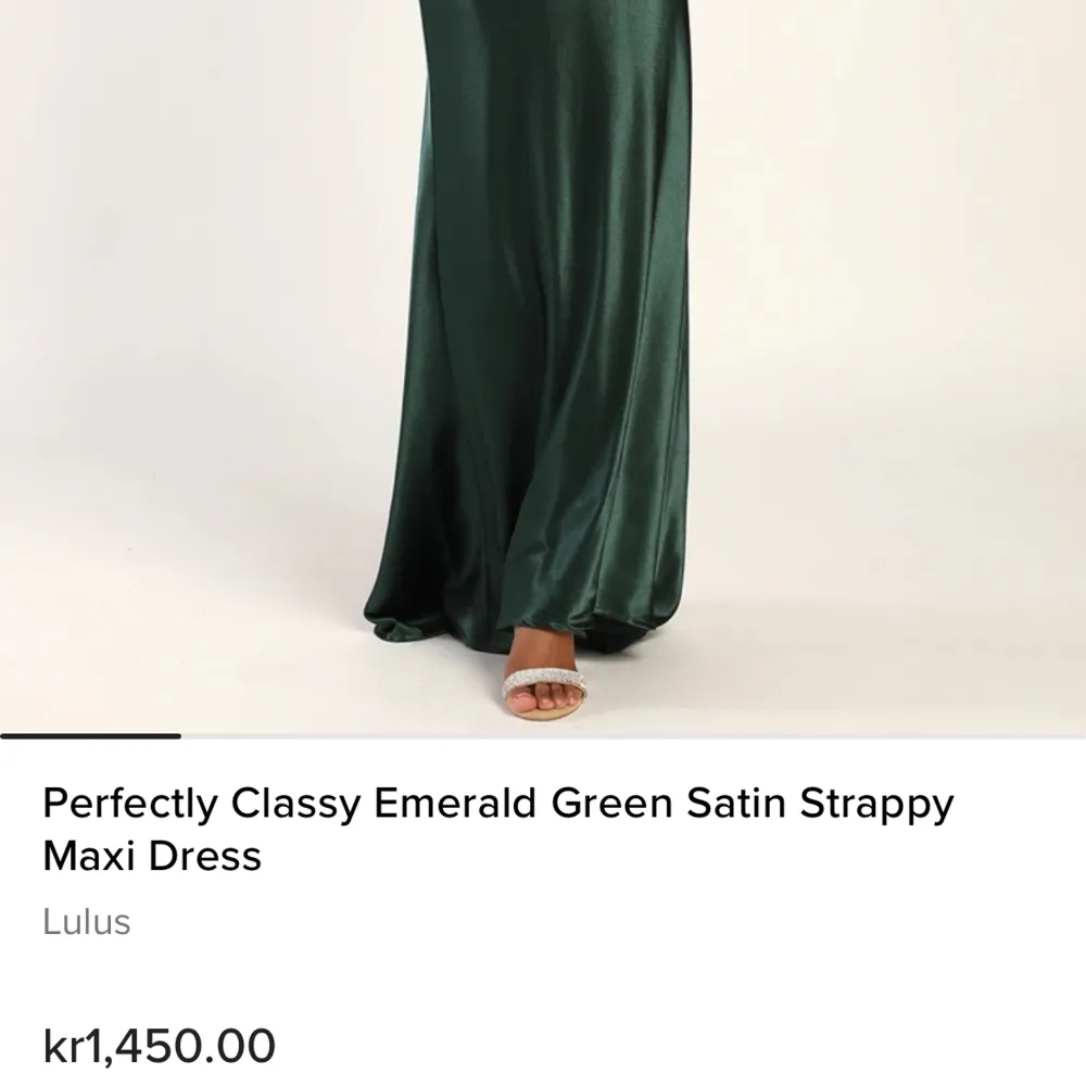 Jättefin mörkgrön balklänning från lulus (USA) men säljer då den tyvärr var för stor. Dessutom slutsåld! . Klänningar.