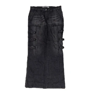 svarta jeans  - ascoola svarta baggy jeans🔥skriv för mått! 