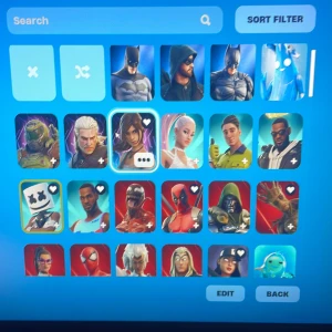 Jag säljer mitt Fortnite konto för att jag ska sluta spela Fortnite. - OG konto med ungefär 133 skins, 119 pickaxe, 97 gladers och 121 emotes