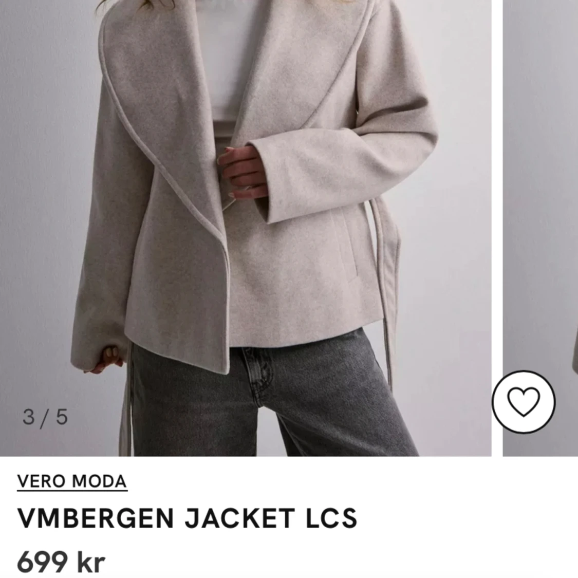 Kort kappa från veromoda  - 92