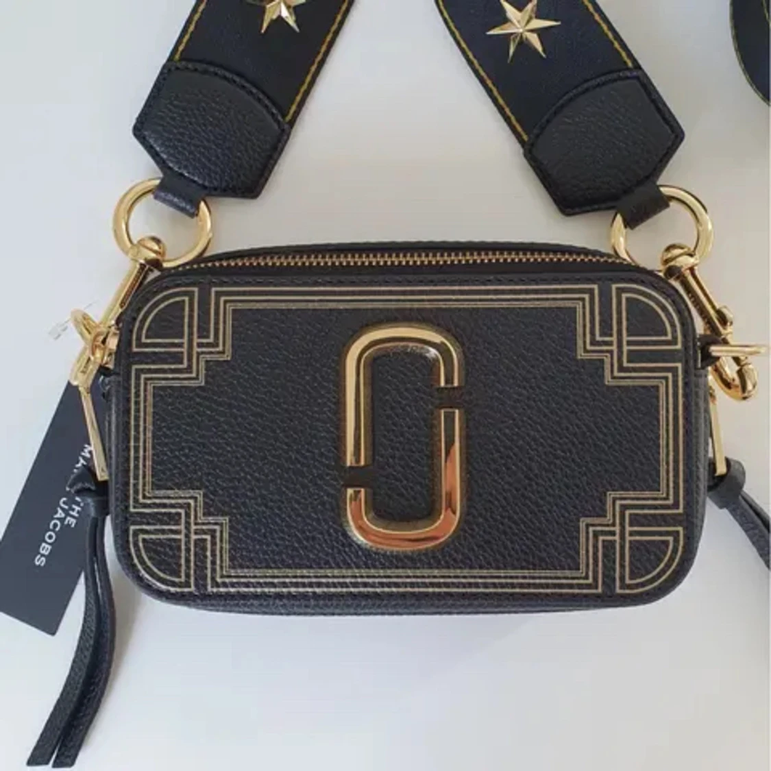 Marc Jacobs The Snapshot Gilded Leather Crossbody - 91