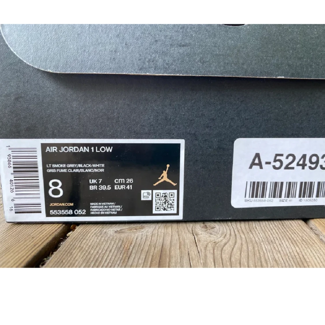 Jordan 1 low shadow toe - 90