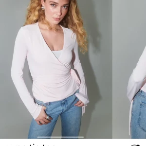 Wrap tie top  - Säljer denna topp med knyte på sidan, endast använd 1 gång. Nypris 330kr 💕