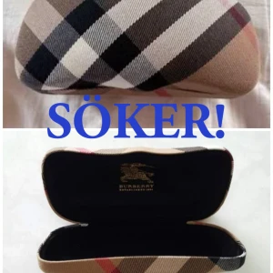SÖKES! Burberry fodral  - Söker ett fodral till solglasögon från Burberry. Helst ett sådant som på bilden.