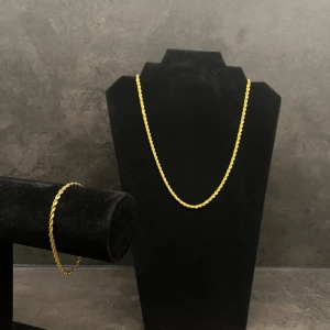 Cordell set  -  3 mm bred   18 karat plätering 
