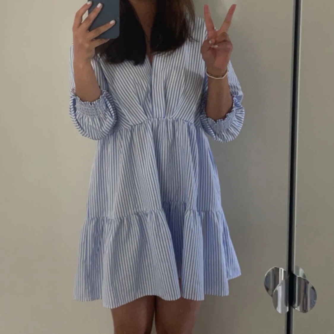 Blå klänning 💙 - 90