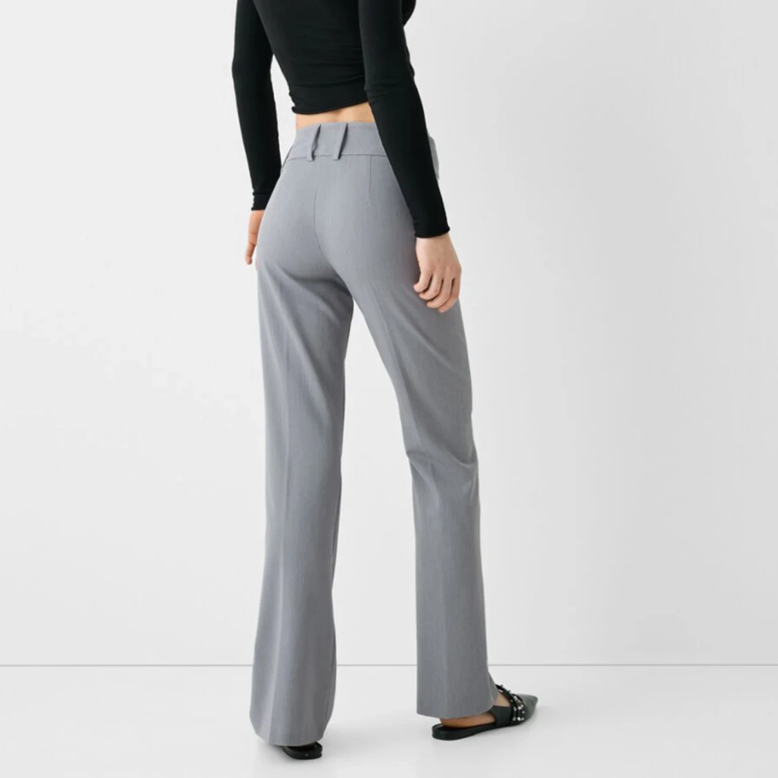 Bershka low waist kostymbyxor - 90