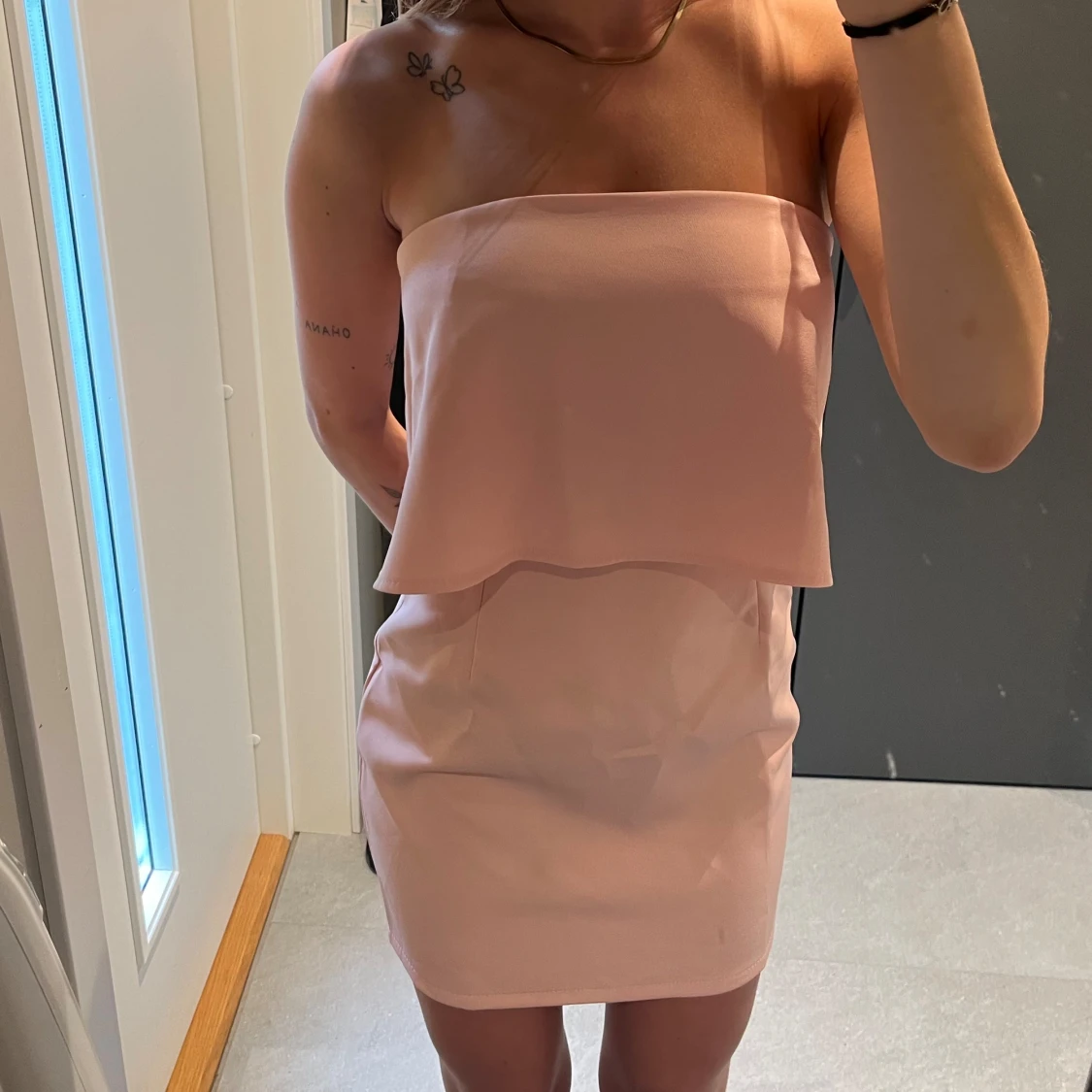 gullig rosa klänning 