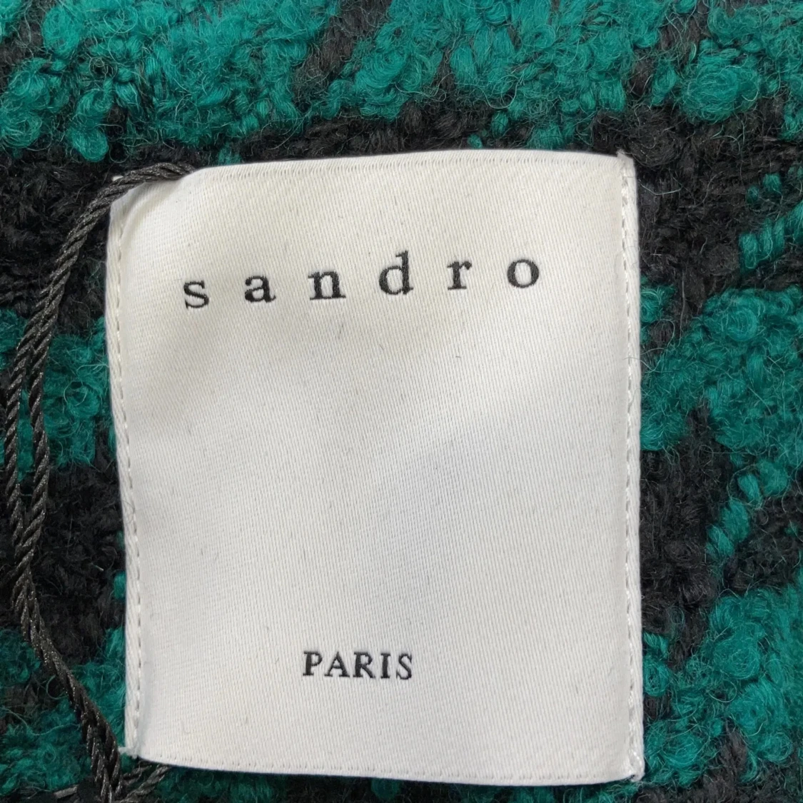 Grön och svart rutig jacka från Sandro - 91