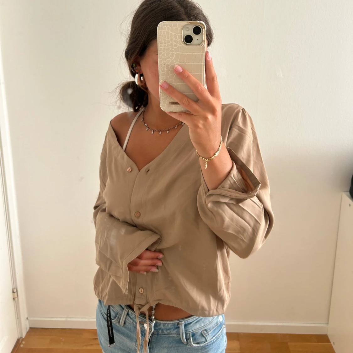 Beige blus  - 90