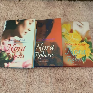 Nora roberts böcker - Hej, nu säljer jag dem här böckerna av Nora Roberts. 90 kr för alla 3.  Det är bara att kontakta mig om ni har några frågor.