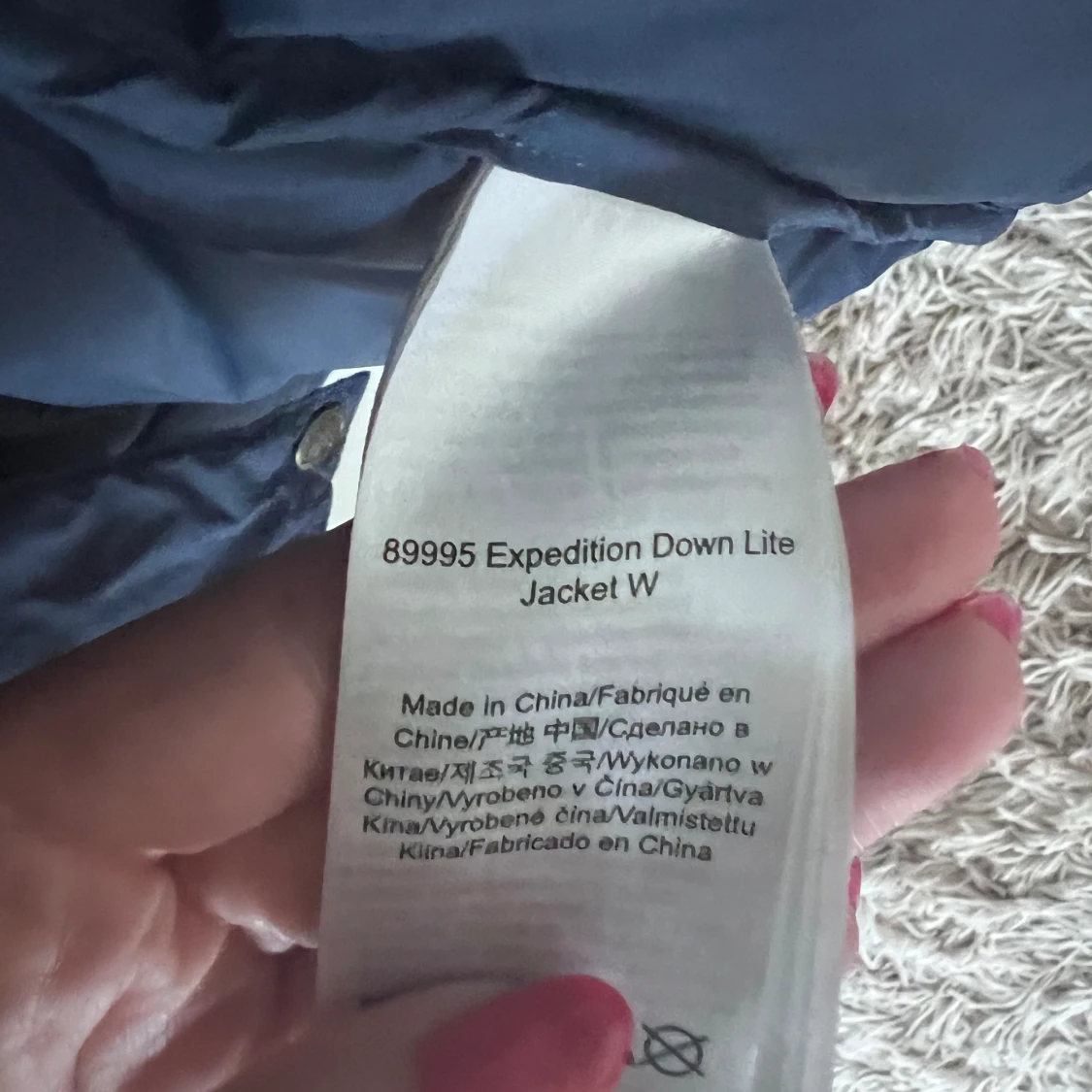 Blå Fjällräven jacka  - 92