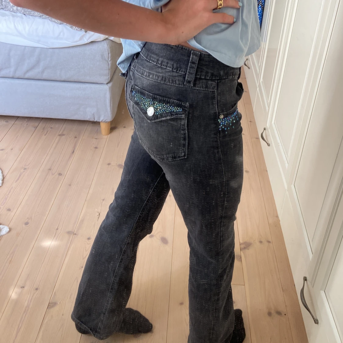 Utsvängda jeans!❤️