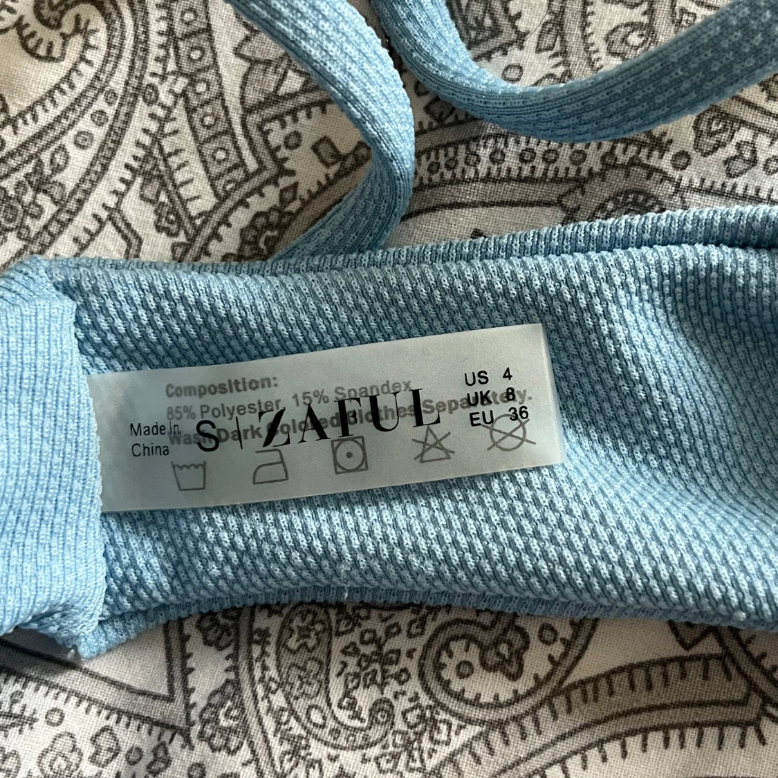 Blå bikini i storlek 36 - 91