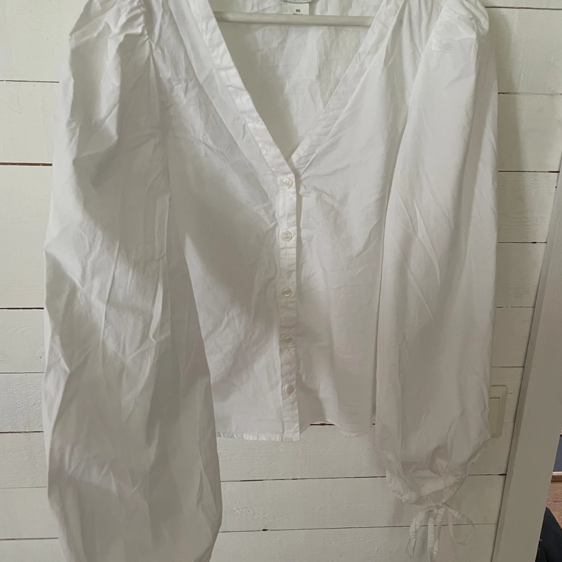 Blus med ballongärmar - 90