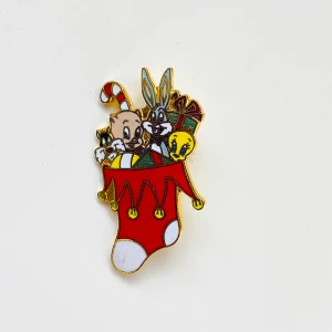 Brosch  - Vintage brosch looney tunes christmas 