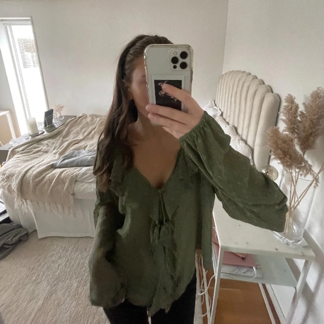 Grön zara blus - 90