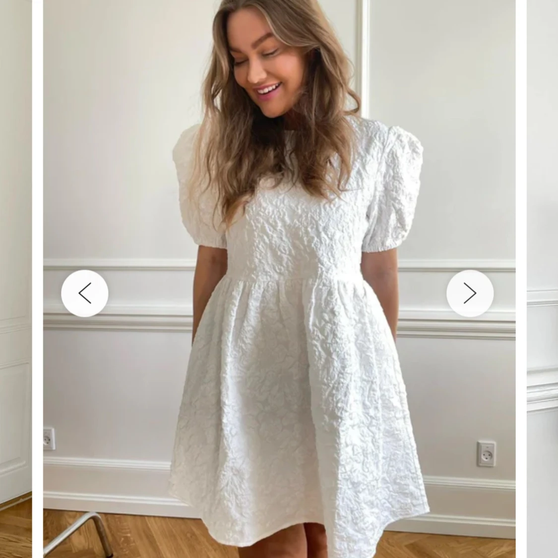 Vit studentklänning från BYIC - 90