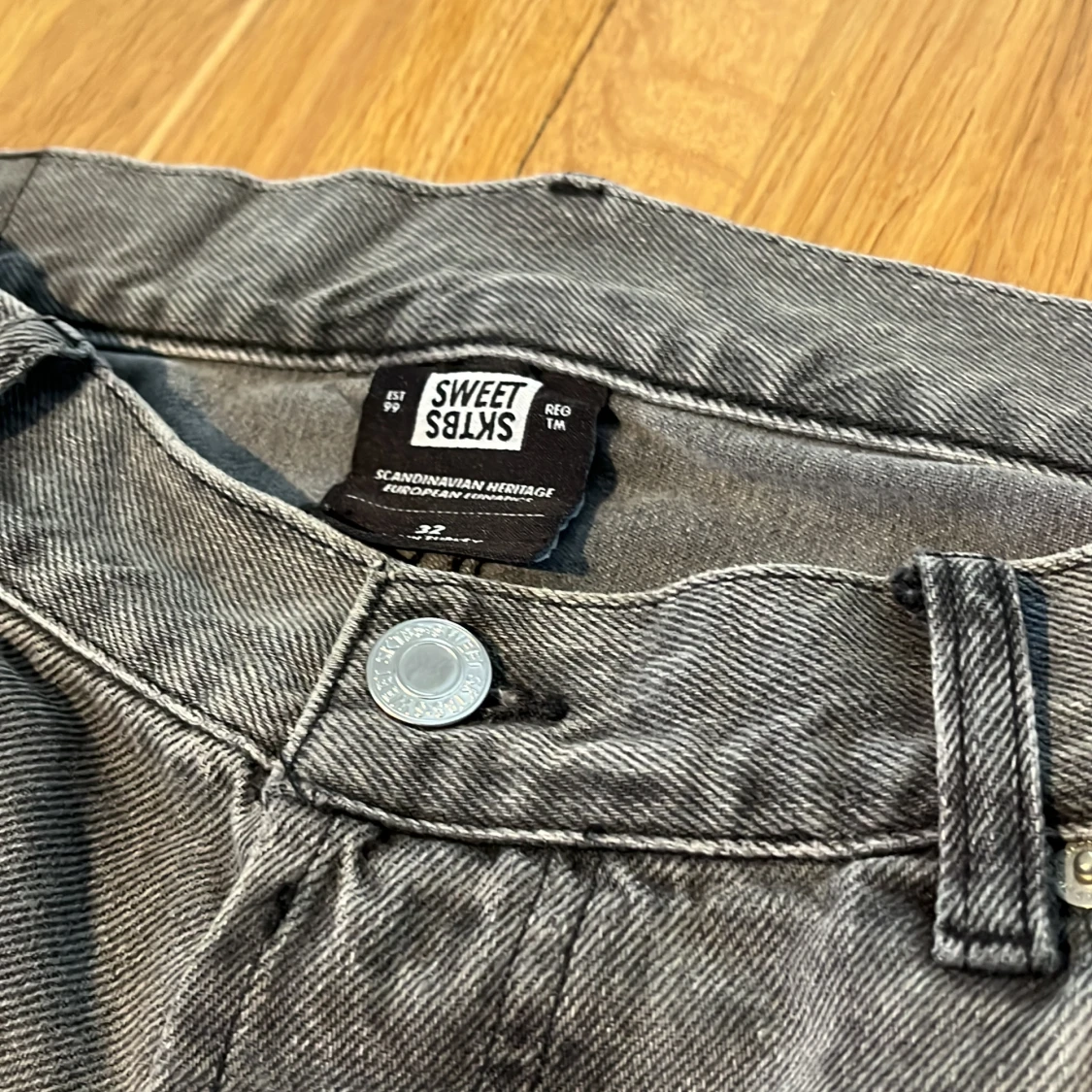 Grå Sweet Sktbs Jeans - 90