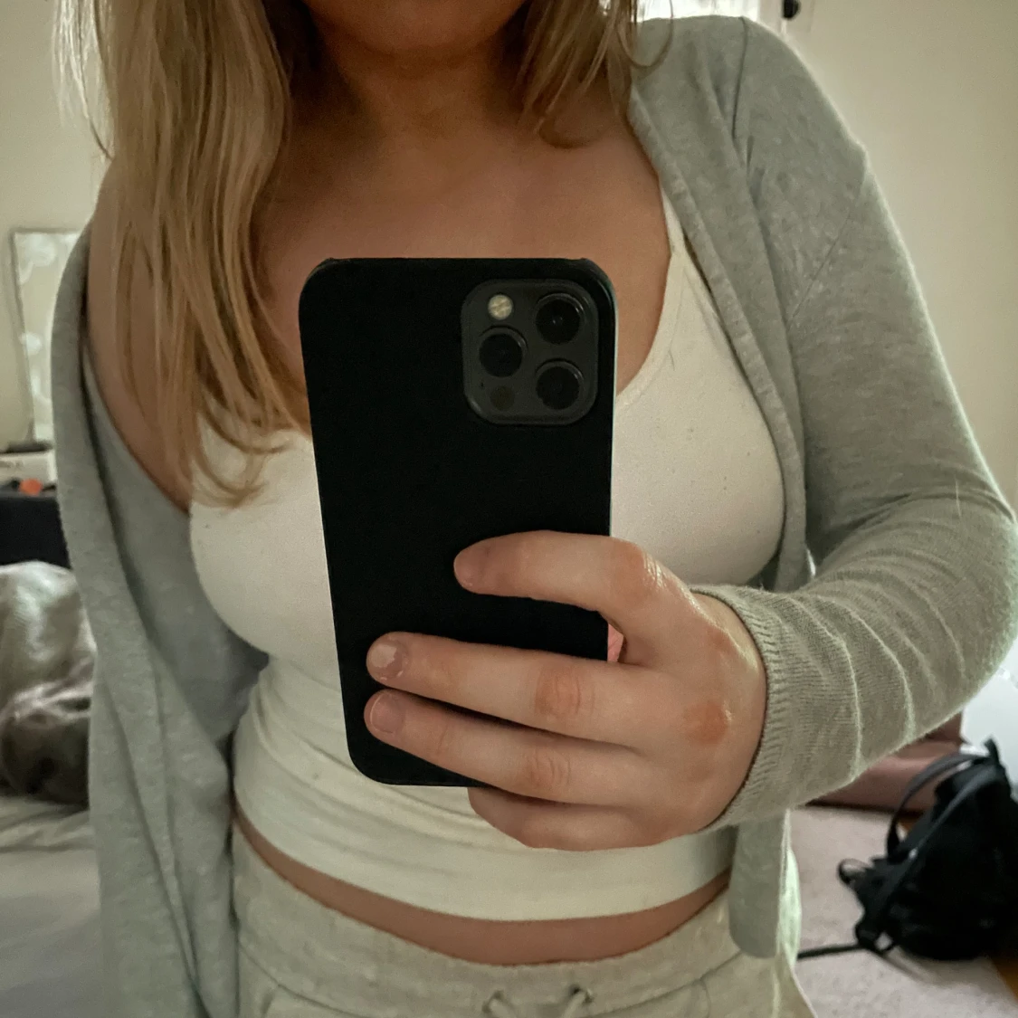 Grå Zara kofta - 90