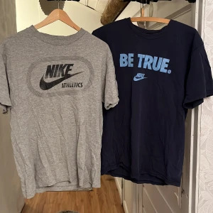 Vintage Nike - Säljer mina Vintage nike t-shirts då jag växt ur de, båda är i storlek M. Paketpris 200 kr, separata 129 kr vardera